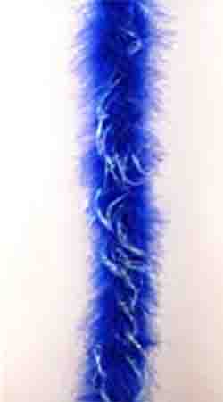 Marabou Lurex boa - ROYAL